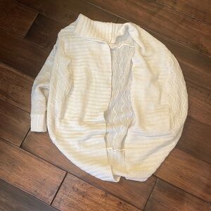 White Feminine Cardigan